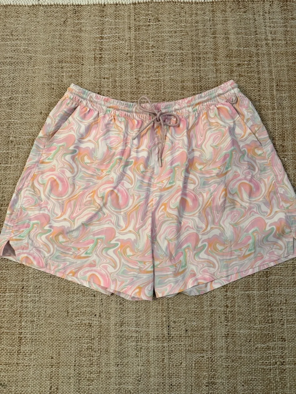 Outdoor Voices SolarCool 5” Short in Pink Marble Size XL
